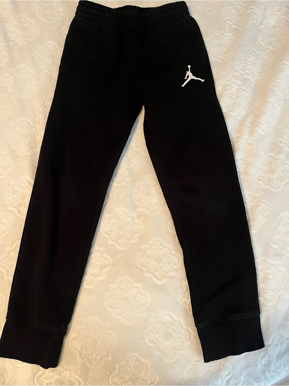 Jordan Kids' Black Sweatpants with Jumpman Logo sz all